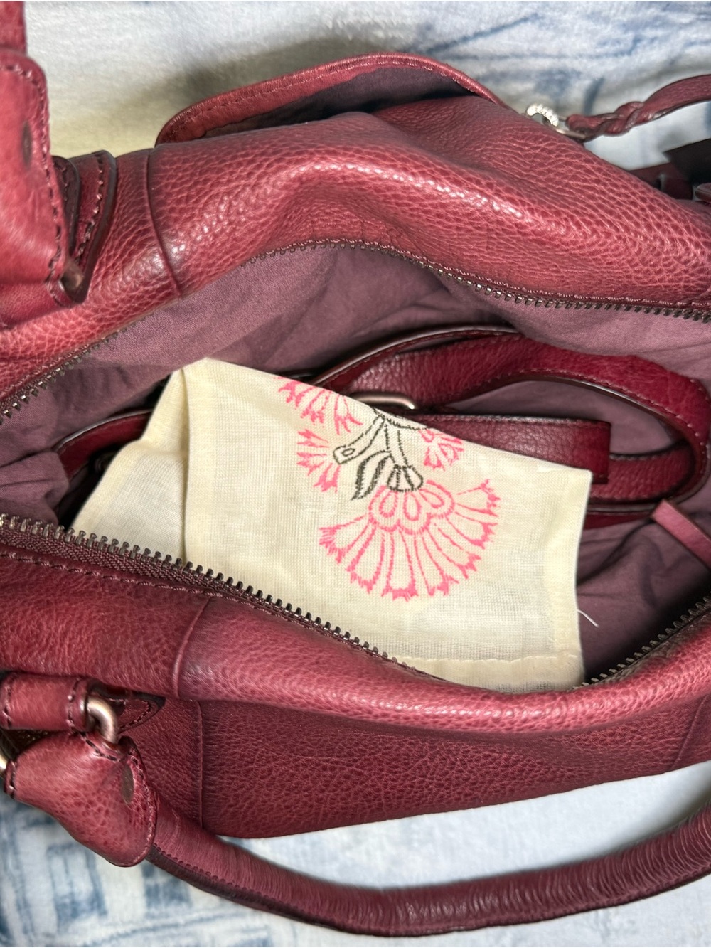 Free People Baby Emerson bag in Red Rock includes charm from Free People - Picture 4 of 5
